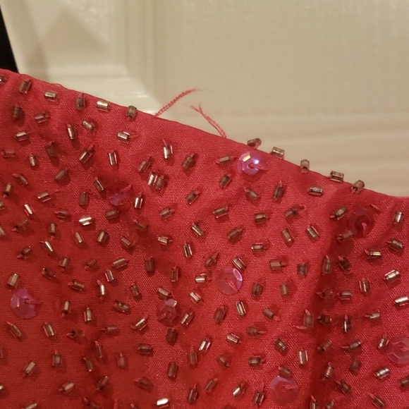 Inspire Me Pink Rose Beaded Cocktail Dress - Picture 2 of 5